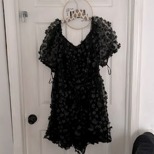 Beautiful 3d flower dress